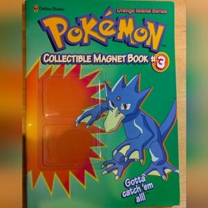 Pokémon Collectible Magnet Book #3 Coloring Activity Book, Golden Books, 2000